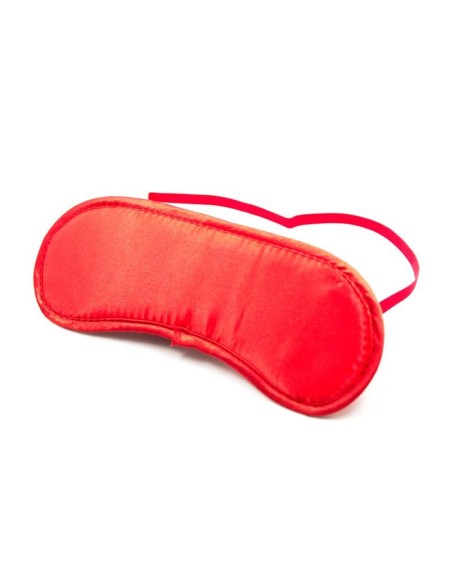 satin blindfold red