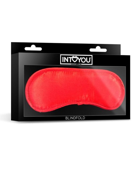 satin blindfold red