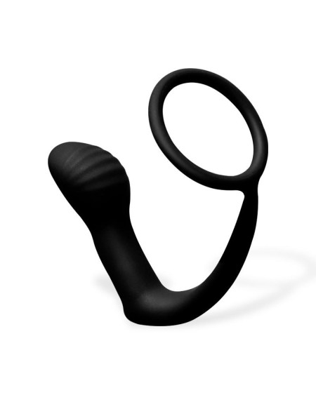 carnelian vibrant anal plug with penis ring