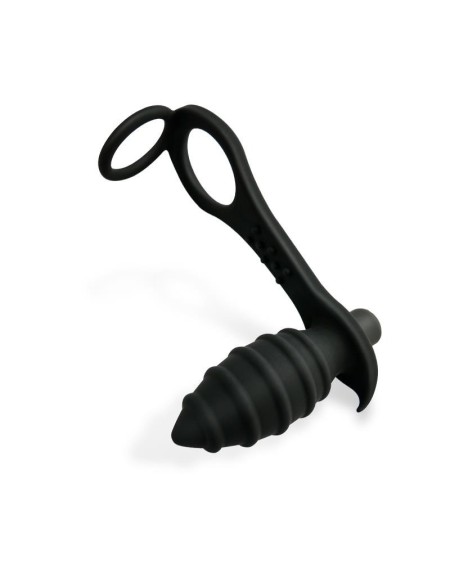 aksten vibrant anal plug with penis ring