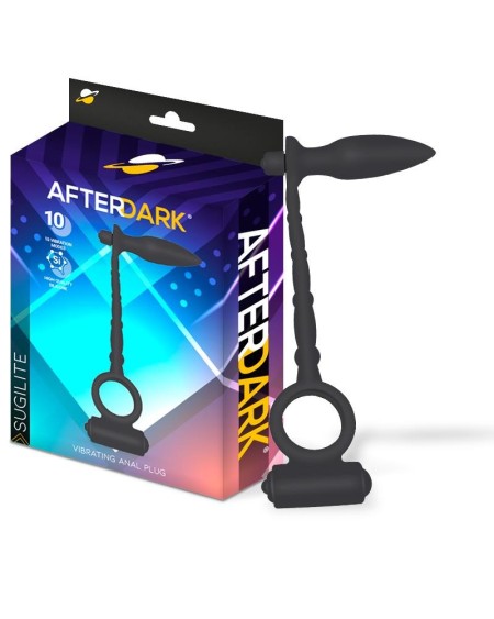 sugilite vibrant anal plug with penis ring with vibration