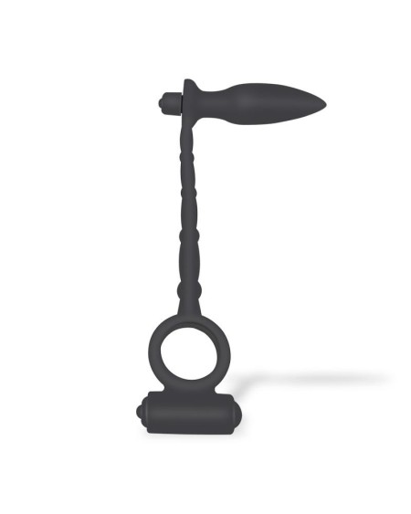 sugilite vibrant anal plug with penis ring with vibration