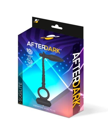 sugilite vibrant anal plug with penis ring with vibration