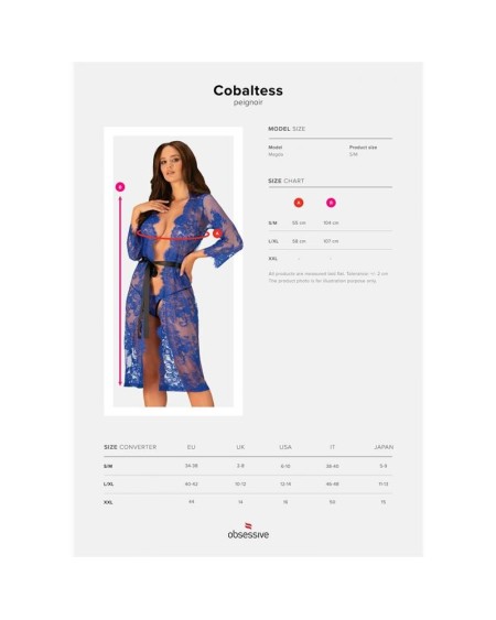 cobaltess lace kimono