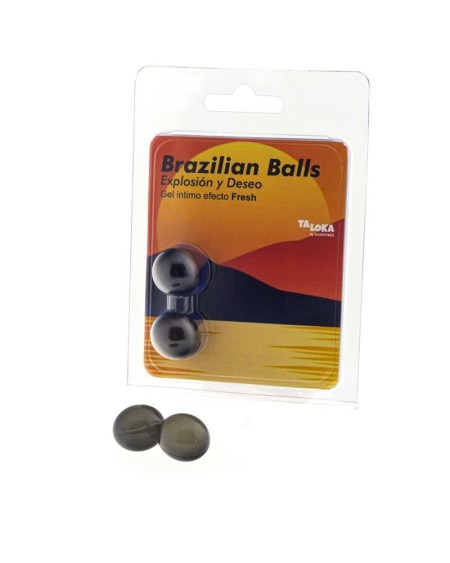 set 2 brazilian balls gel fresh effect