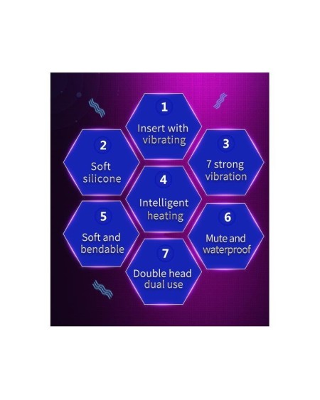 doble-head massager yoni dark lilac