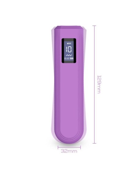 whim digital display vibrator bullet 12.9 cm