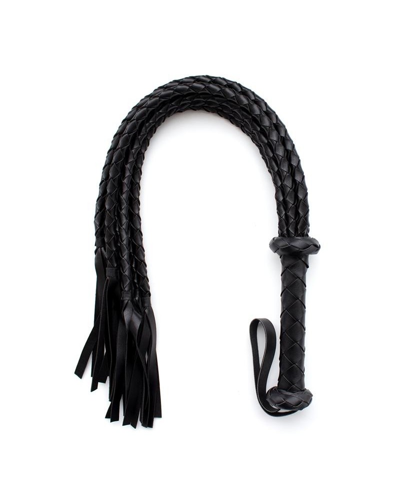 braided flogger 75 cm noir