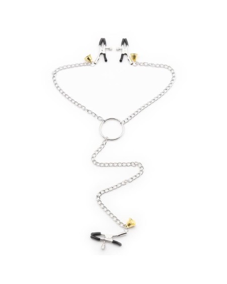 nipple clamps and clit clamps with chain metal