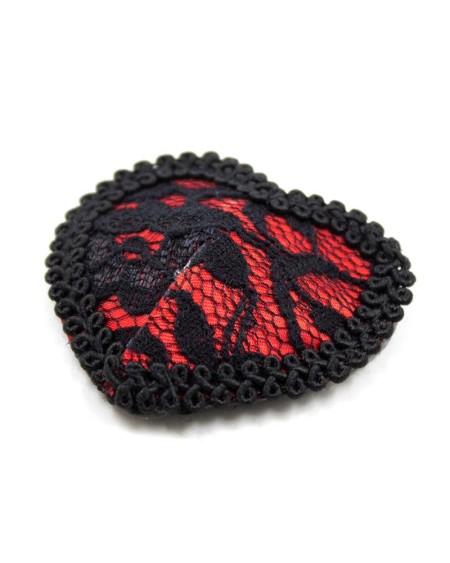 nipple covers with lace blackred