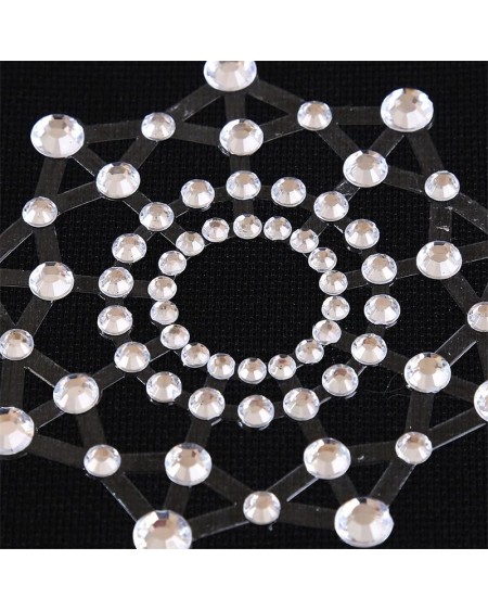 snowflake nipple covers white