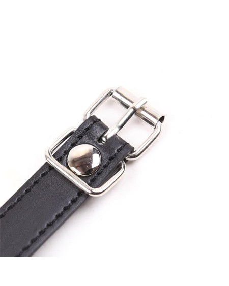 gag ball mouth shaped noir