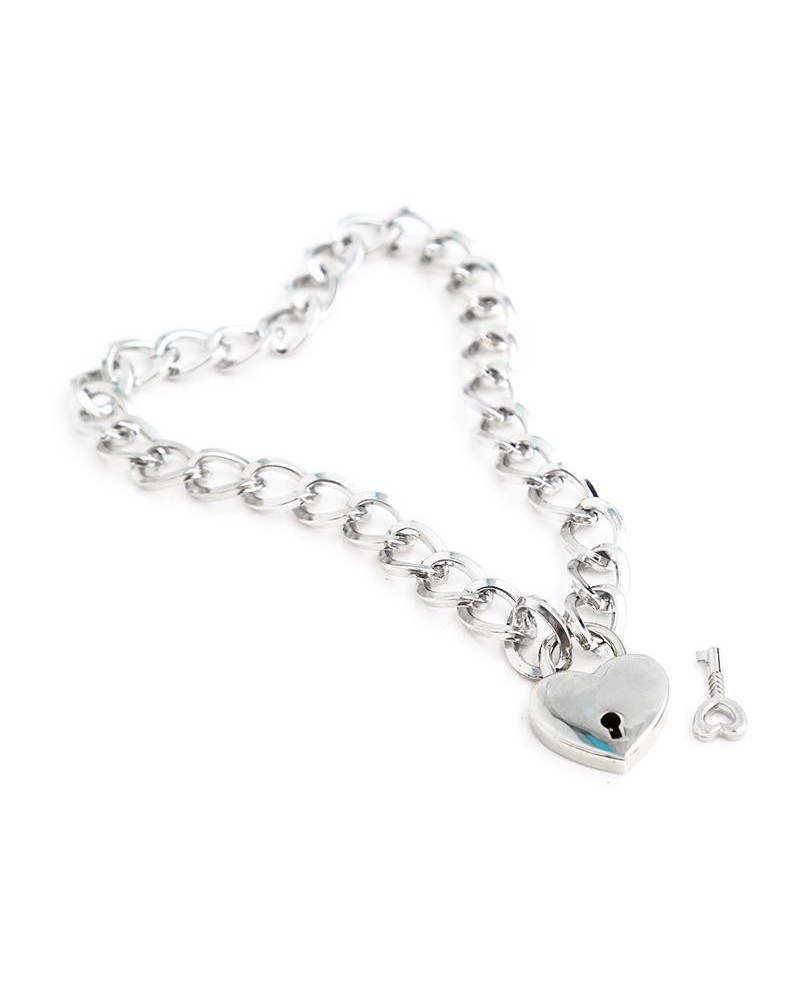 collar with lock metal size m 44 cm