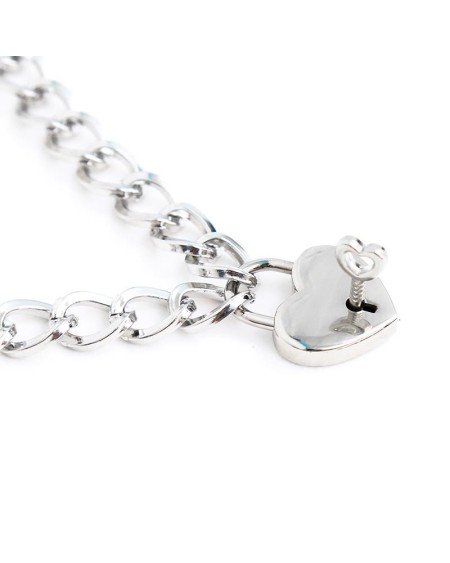 collar with lock metal size m 44 cm