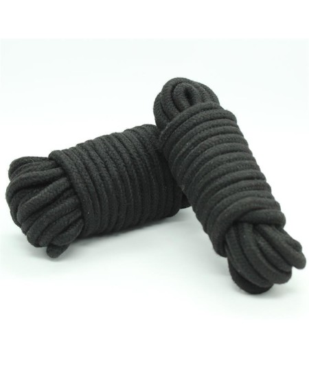 bondage cotton rope 5 meter noir