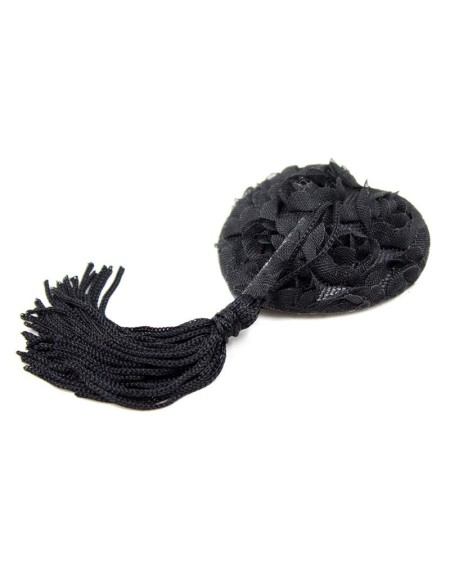 rose heart nipple covers noir