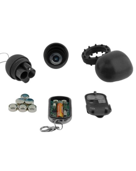 vibrant cockring with remote control noir