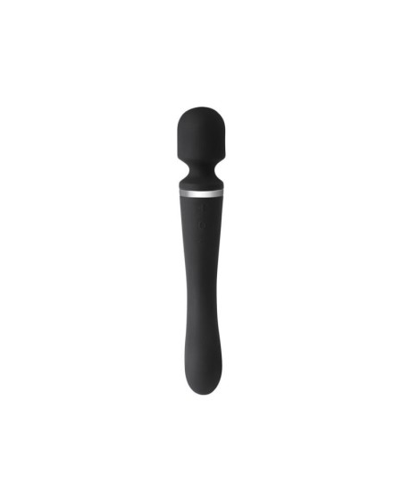 massage wand with 2 motors silicone noir
