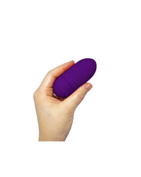 vibrant egg with remote control dark violet