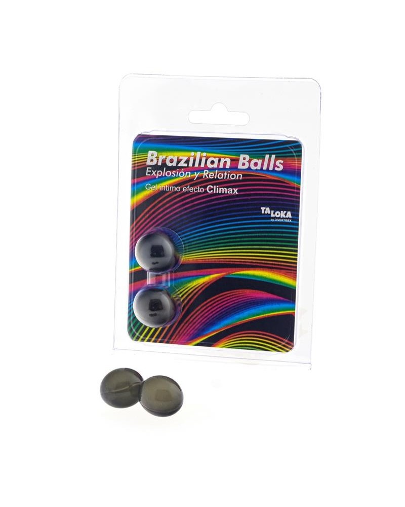 set 2 brazilian balls gel climax effect