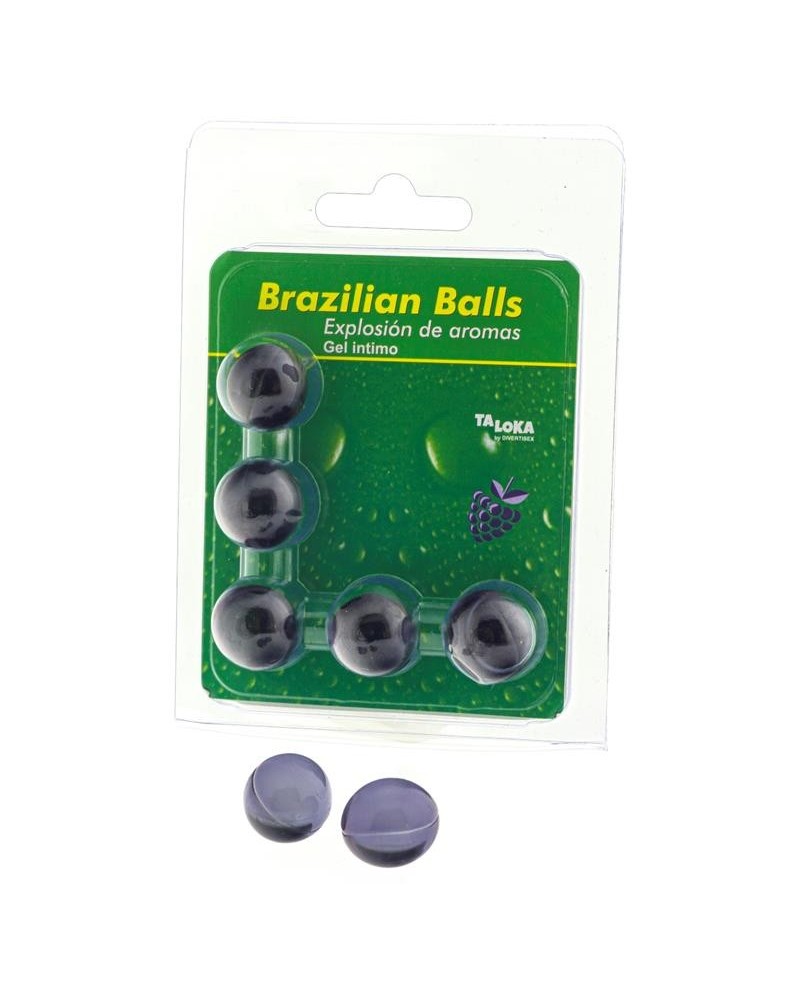 set 5 brazilian balls berries flavor