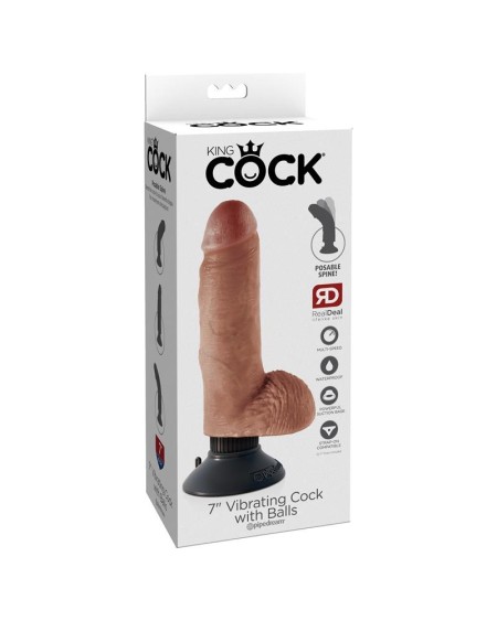 vibrant cock with balls 7 tan