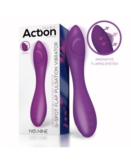 no. nine g-spot vibrator flap function magnetic usb silicone