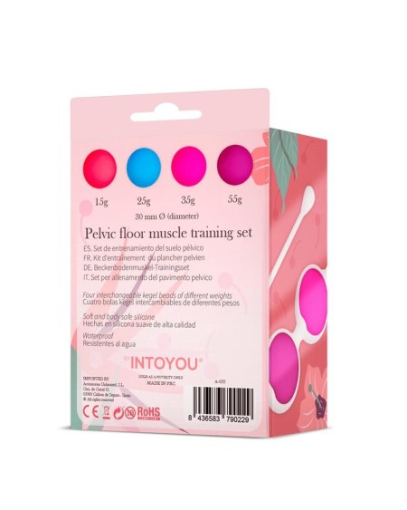 kit 4 kegel balls silicone