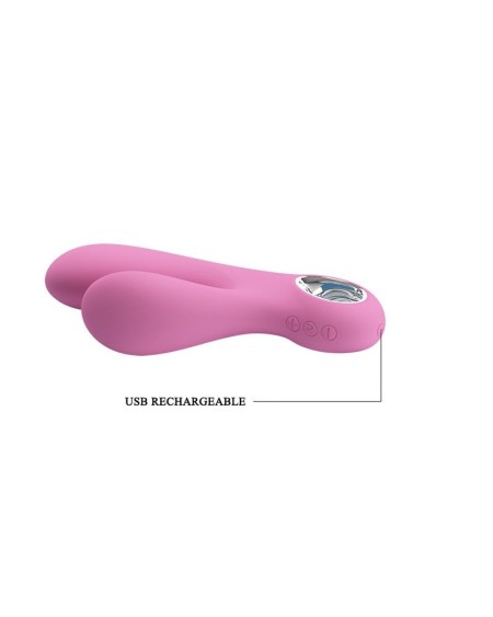vibe canrol usb silicone souple rose