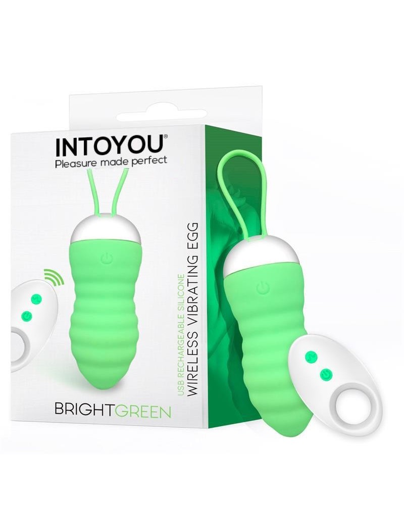 brightgreen vibrant egg remote control usb silicone