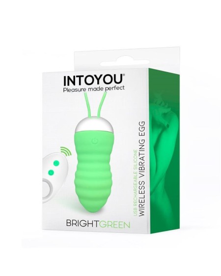 brightgreen vibrant egg remote control usb silicone
