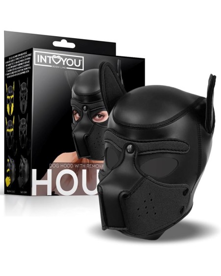 hound neoprene dog hound removable muzzle noir one size