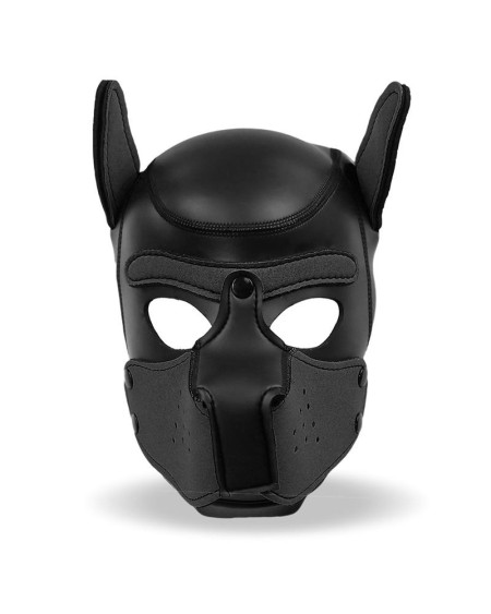 hound neoprene dog hound removable muzzle noir one size