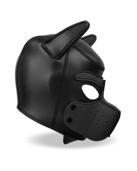 hound neoprene dog hound removable muzzle noir one size