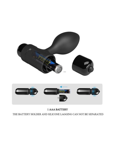 butt plug with vibration silcione