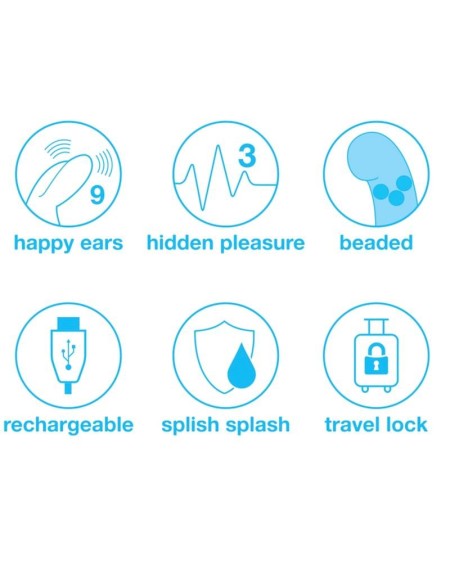 vibe rotator beaded g-spot violet