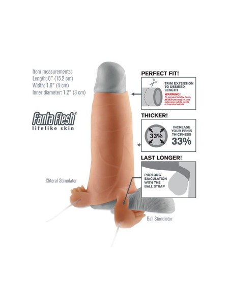 fantasy x-tensions real feel twin teazer-flesh