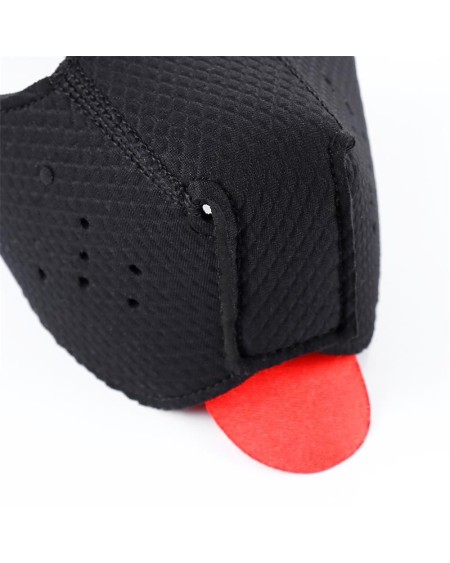 neoprene puppy face mask adjustable and desmontable noir