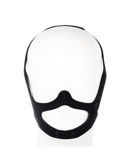 neoprene puppy face mask adjustable and desmontable noir
