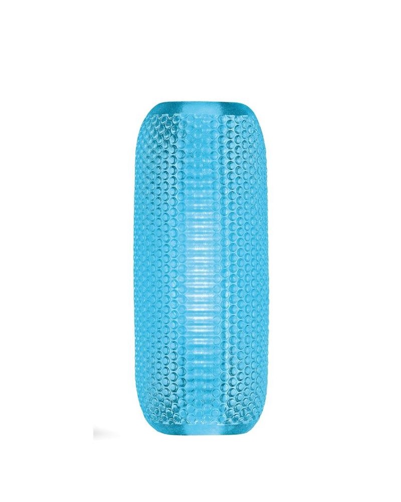 male masturbator double side stroker blue