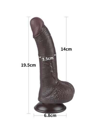 sliding peau dual layer dildo 7.5