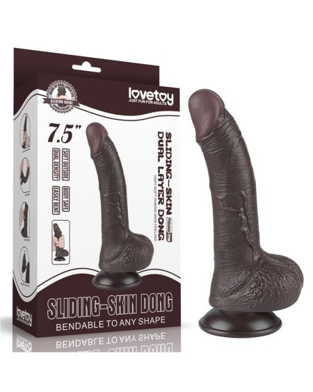 sliding peau dual layer dildo 7.5
