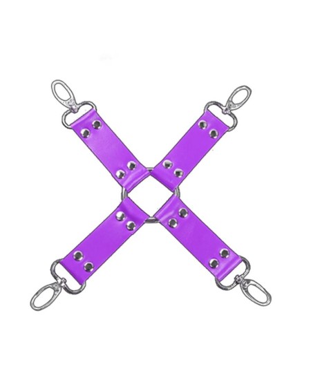 bondage set 10 pieces violet
