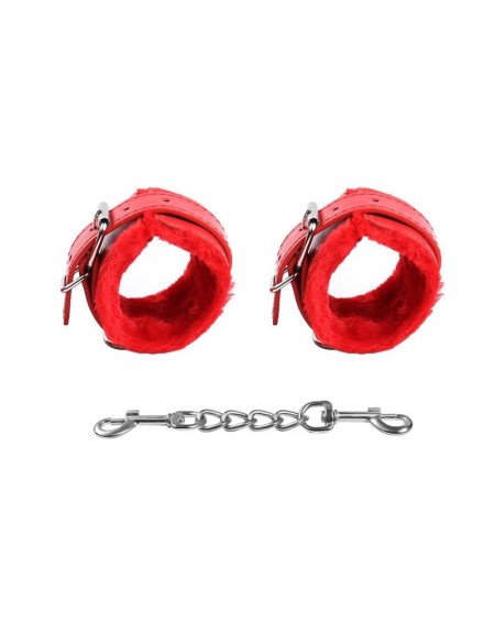 bondage set 10 pieces red
