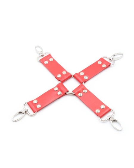 bondage set 10 pieces red