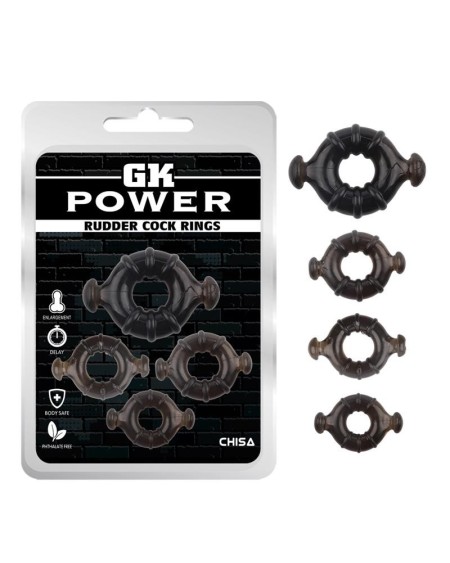 rudder cock rings noir