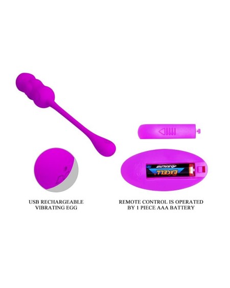 leshy vibrant egg with remote control usb