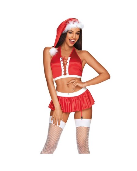 ms claus christmas costume 5 pieces size xxl