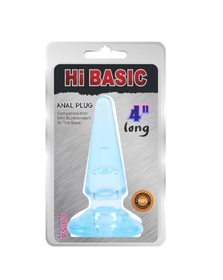 sassy anal plug-blue 10,4 x 3,2cm