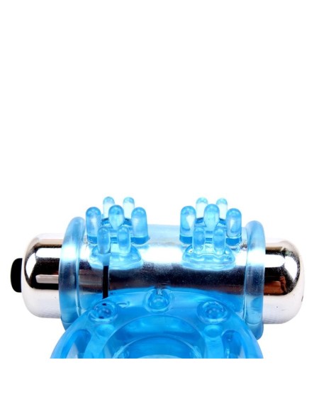 vibrant bull ring-blue